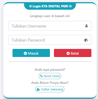 Register PGRI Kaur - Persatuan Guru Republik Indonesia Cabang Kaur